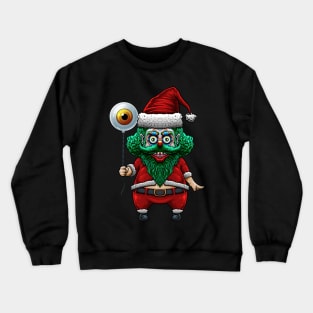 Monster Santa Claus ( clown ) Crewneck Sweatshirt